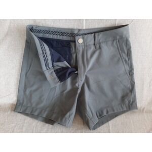 Bonobos Womens 29 Golf Performance 10'' Gray Short Pure Polyester Zip Fly Pocket